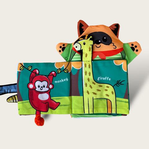 Hand puppet cloth book (Jungle adventure)