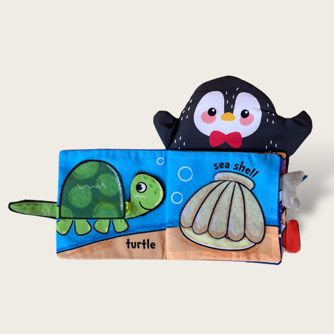 Hand puppet cloth book (Sea world)
