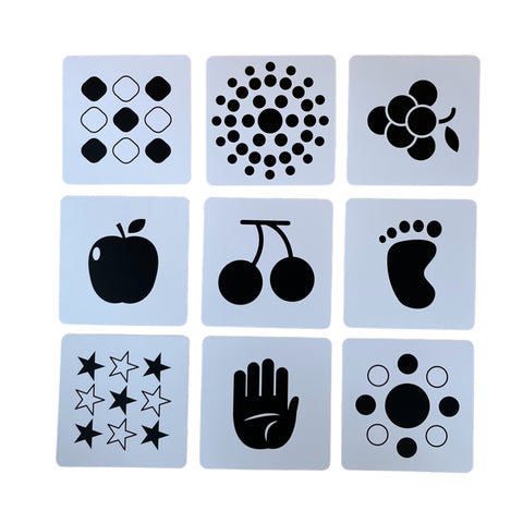 Baby visual stimulation and developmental cards (0-3 months)