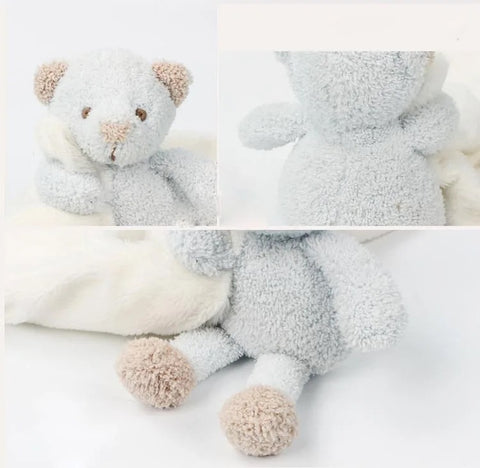 Bear soft touch security blanket