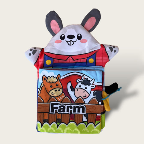 Hand puppet cloth book (Farm)