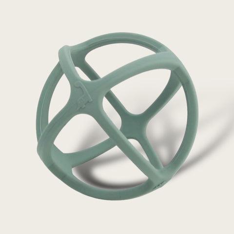BPA-free silicone ball teether (forest green)