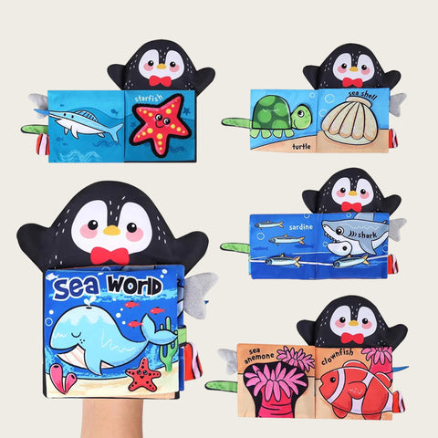 Hand puppet cloth book (Sea world)