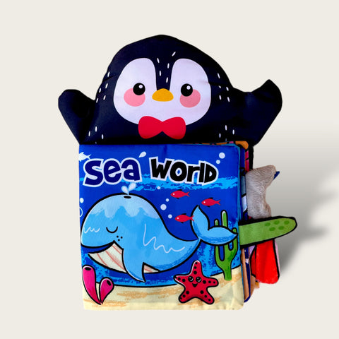 Hand puppet cloth book (Sea world)
